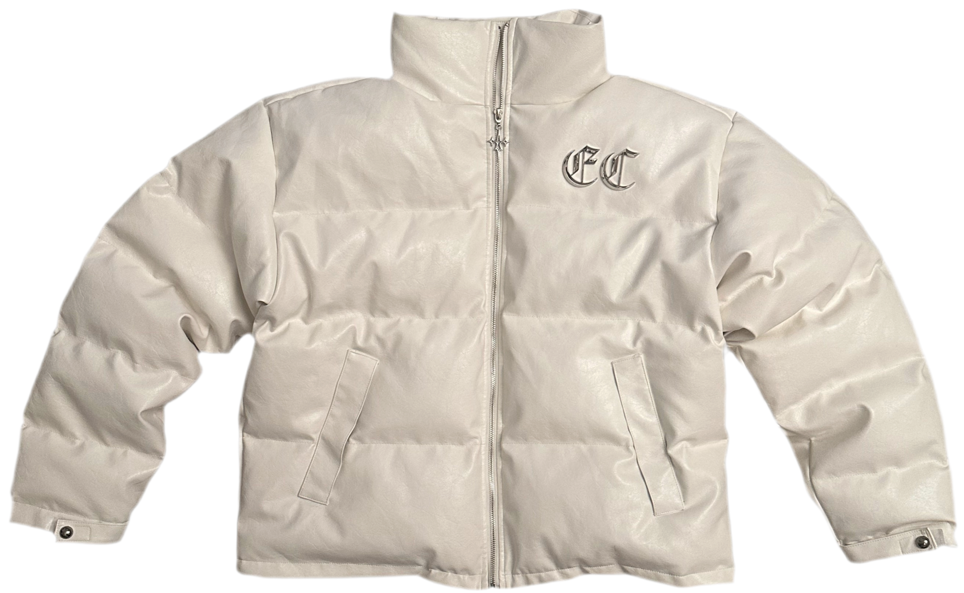 Generation 1 Leather Puffer (White)